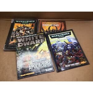 Warhammer 40K 1998 Rulebook Battle for Macragge Hordes of Chaos